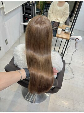 アイズ 横浜(IS) ミルクティーベージュ/髪質改善/ケアブリーチ/横浜