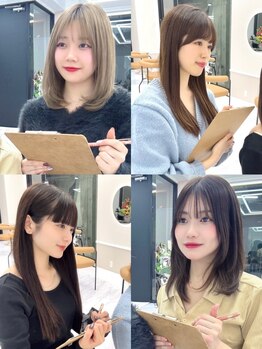 ディスイズ(thisis)の写真/とにかくカウンセリングが丁寧！トレンドに敏感な女性stylistが提案する髪質改善/縮毛矯正も同時に叶える♪