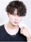 【波巻MIX】艶ウェーブハーフアップ