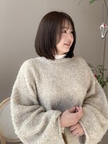 ユウヘアー 千代田橋店(U Hair)&nbsp;ボブスタイル/重ためボブ/イルミナカラー