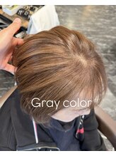 【白髪ぼかしカラー】ついつい気になる白髪を生かす◎