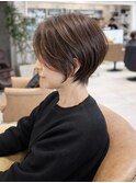 ボブ前髪あり前髪なし面長丸顔小林/20代/30代/40代/ショート