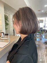 ヴィオラカラー(VIOLLA COLOR) ボブスタイル×白髪ぼかしカラー 30代/40代/50代/60代