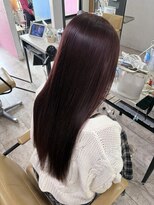 アジールヘア 所沢プロペ通り店(agir hair) ピンクブラウン ブリーチなしカラー