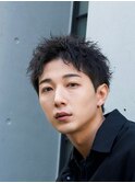 今流行りの無造作刈り上げないツイストスパイラルショートパーマ