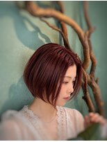 シグラ エ アログドットワイ(SIGRA et alog.y)&nbsp;【艶感ボブ×暖色カラー】