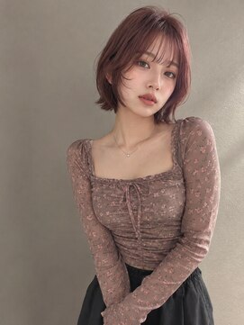 ゴットラトゥール(GOTTO LATOUR) レッドブラウン×柔らかレイヤーボブ