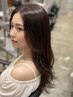 【大人女性の艶カラー】髪と頭皮にやさしいカラー＋水素スパ