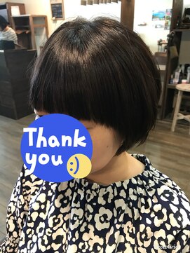 ケアルタイム(Curel time) マッシュ＆グラのコンビネーションショートボブ