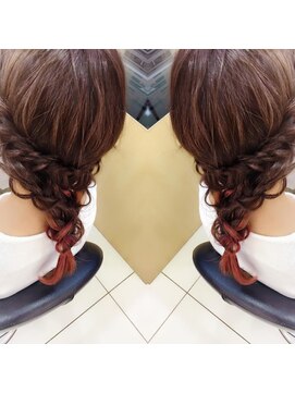 エヌプラス(N+plus) インナーカラー×アレンジ