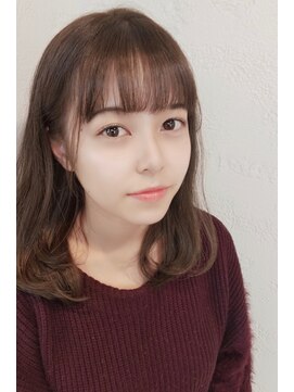 ヘアメイク カン プラスエフ(HAIR MAKE KANN+f) ワンカールミディボブ