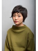 大人可愛いニュアンスショート