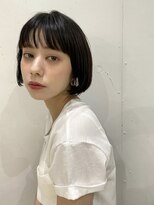 キー(kii) 大人ナチュラル/前下がりグラデーションボブ/小顔ショート