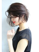 ブラン 栄(Blanc)&nbsp;【Blanc/栄】イルミナカラー/丸みショート/エアリーボブr