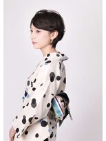ヘアーアンドメイク エイダ(hair&make eida) マッシュショート小顔くびれ 着物ヘア 浴衣着付 神保町