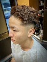 ヒロギンザバーバーショップ 大宮店(HIRO GINZA BARBER SHOP)&nbsp;スキンフェード×ナチュラルパーマ　大宮　バーバー