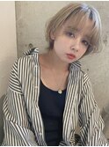 Aラインボブ×ふわふわショート