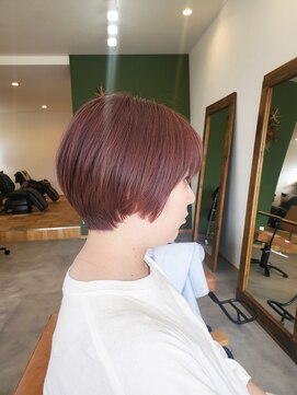 ヨハク(yohak) ショートボブ×ラベンダーベージュ