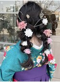 卒業式◆編みおろしヘア