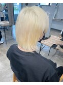 抜きっぱなしホワイトブロンド