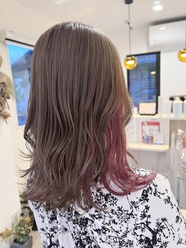 イロアイ(iro I) ミルクティー×ピンク