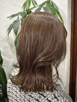 アン(Hair make un) ダブルカラー モカミルクティー♪