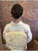 お宮参り着付けヘアセット