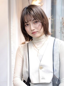 メゾンデエムスラッシュ センター北(Maison des M.SLASH) セミウェット/伸ばしかけ/インナーカラー/外ハネボブ/センター北