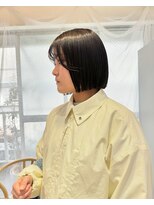 シロコウベ(shiro.kobe)&nbsp;・Bob + dark brown・