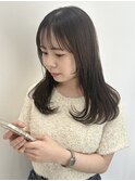 olive graige/くすみカラー/レイヤーカット