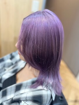 ハサミバイアトリエナガノ 千葉(8sami by atelier nagano) デザインカラー／レイヤーカット/ウエットヘア/オリーブベージュ