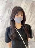 韓国くびれヘア/顔周りカット
