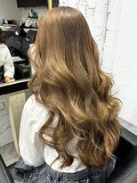 リア(riah)&nbsp;ケアブリーチ/透明ダブルカラー/イエローベージュ/ロング