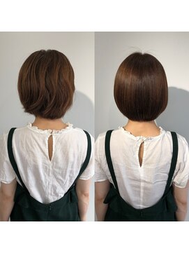 エイプリルセカンド 聖蹟桜ヶ丘駅店(april 2nd) 髪質改善縮毛矯正ボブ【聖蹟桜ヶ丘/髪質改善/美容室/april2nd】