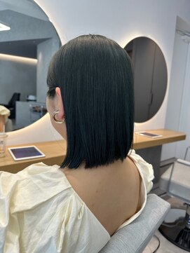 ルネ 北千住(Renee) 切りっぱなし_オリーブグレー_艶カラー