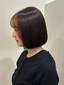 メル ヨコハマ(MeL) 暗めほんのりpinkなbrown◎