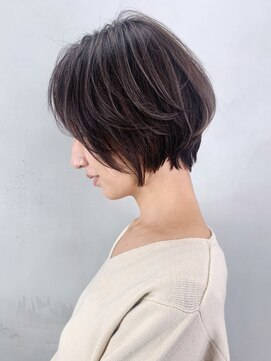 シオン(shion) オリーブカラー透明感カラーボブルフネビージュ_ba258471