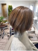 くびれヘアネオウルフミディアムヘア