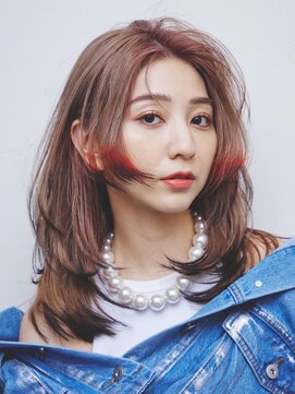 シオン(shion) エンドカラーメルティカラー似合わせカット_79733