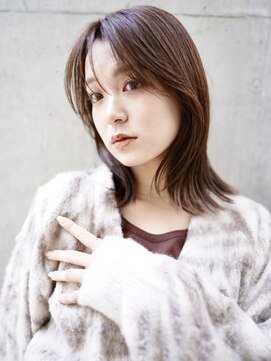 ニコ トウキョウ 渋谷(nico TOKYO) ミディアムレイヤーカットボブウルフ/10代20代/インナーカラー