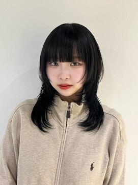 アマトウキョウ アユンチェ(AMA TOKYO×AYUNCHE) 黒髪ウルフ