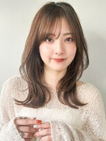 外ハネボブうるツヤ薄めバング艶感美髪イメチェン#502f0323