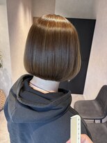 コンフィー(comfy)&nbsp;【comfy 佐藤】ハイライト　縮毛矯正　ボブ【草加/谷塚美容室】