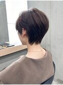 【GEEKS渋谷】ショートカット/ブラウンカラー/ブリーチなし/春夏