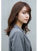 ニューカマー バイ ヘッドライト シブヤ(NEW COMER by HEADLIGHT shibuya)&nbsp;似合わせやすさ◎マロンブラウン