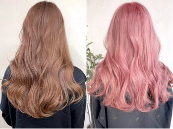 トレヘアー 京都 烏丸(tRe hair)の写真/【京都烏丸/徒歩2分】バレイヤージュ/ハイライト/グラデーション/ハイトーンはお任せ◎理想の仕上がりに♪