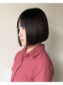 前下がりボブ