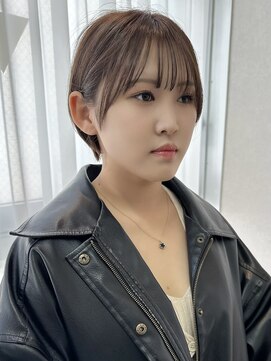 トレヘアー 京都 烏丸(tRe hair) グランマッシュ　デザインカラー　ダブルカラー