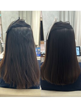 シンズ 銀座(sins) 50代 繊細なエイジング毛に酸性ストレート