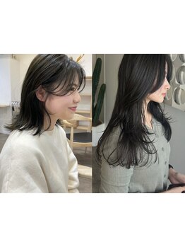 前髪・顔周りまで細かく作り込むカットで、横顔も括った時も可愛く＊顔周りのデザインはお任せください♪